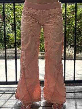 Made in Italy Peach Wide-Leg Lounge Pants